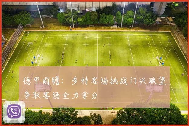 德甲前瞻：多特客场挑战门兴狼堡争取客场全力拿分